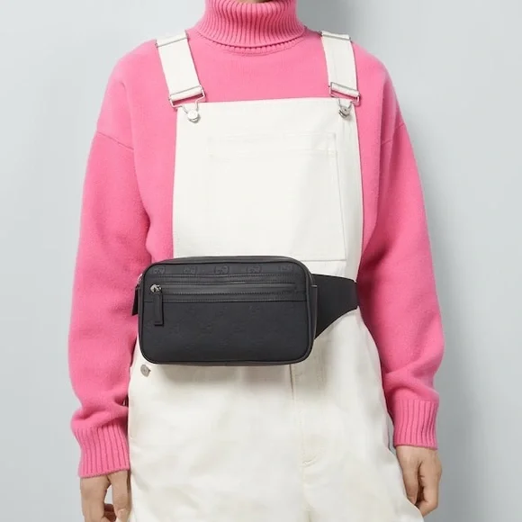 Gucci GG Belt Bag in Rubber-effect Leather NWT - Picture 9 of 9